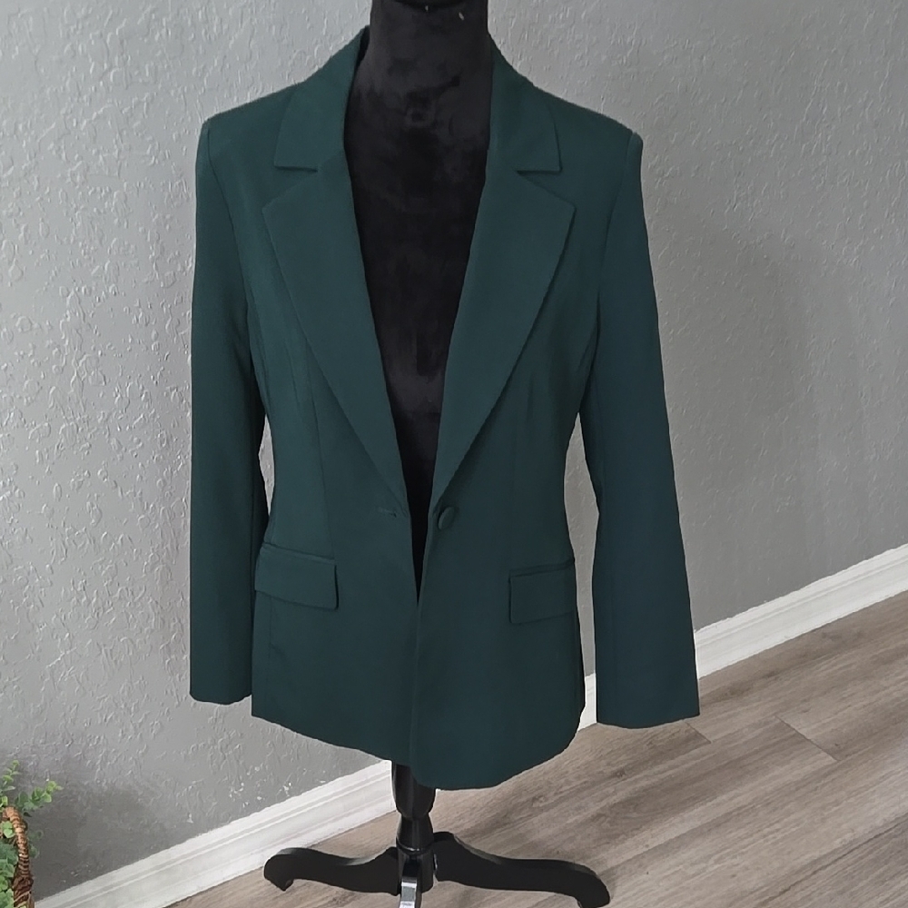 Worthington Green Sport Coat with Tailored Fit and Notched Lapel